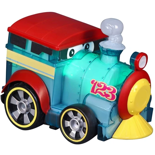 Игровая автомодель Bb Junior - паровоз, Push & Glow (16-89005)