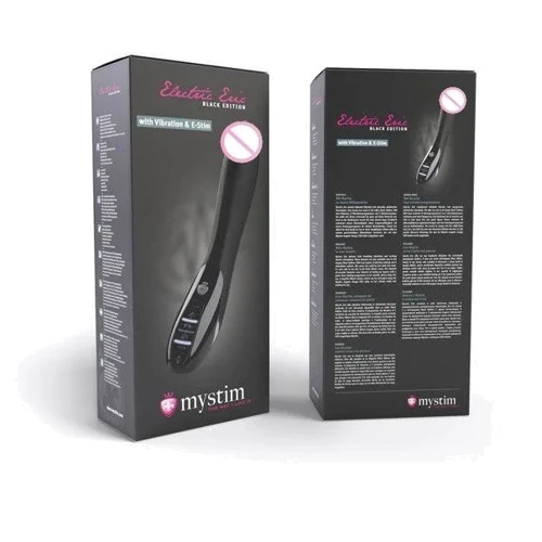 Вибратор с электростимуляцией Mystim Electric Eric eStim Black