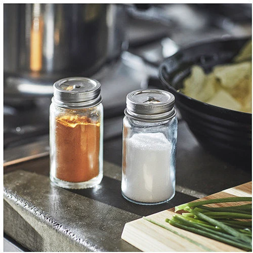 Набор для специй ІКЕА CITRONHAJ 8 см, 0.06 л нержавеющая сталь (40553211)