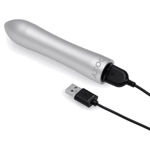 Вибратор DOXY BULLET SILVER