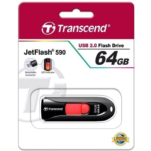 USB-флешка Transcend 64GB JetFlash 590 Black (TS64GJF590K) фото 4