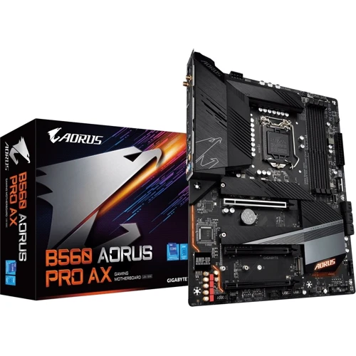 Gigabyte B560 AORUS PRO AX: Оперативная память 4xDDR4 3200 МГц, до 128 ГБ