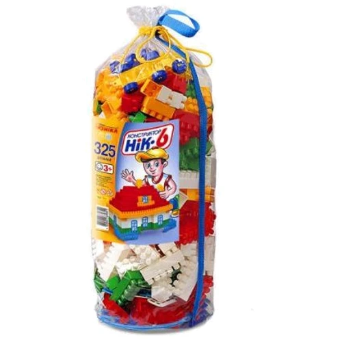 Конструктор Юніка Нік-6, 329 деталей (0811)