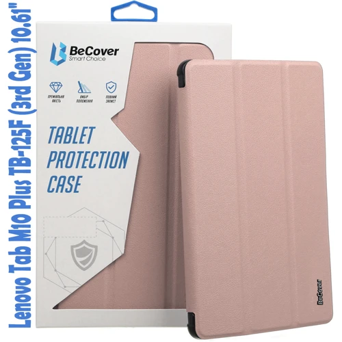 Аксесуар для планшетних ПК BeCover Смарт Case Rose Gold for Lenovo Tab M10 Plus TB-125F (3rd Gen)/K10 Pro TB-226 10.61" (708308) фото 9