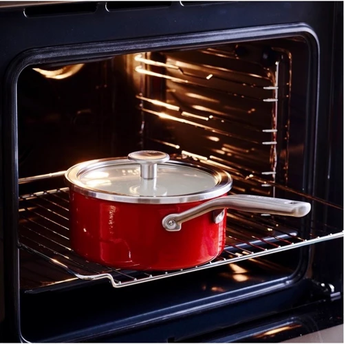 Набір посуду KitchenAid Steel Core 8 предметів 16/20/24 см 1.3/3.7/6 л червоний (CC004920-001) фото 4