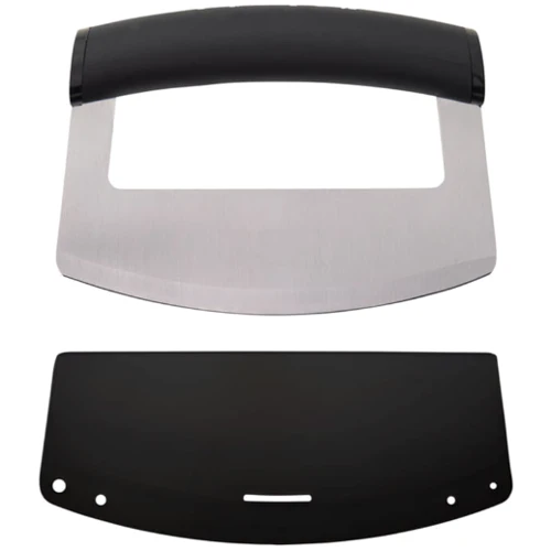 Нож Mezzaluna KitchenAid Universal с защитным чехлом для лезвия 15.2x2.4x11.6 см чёрный (KQG173OHOBE)