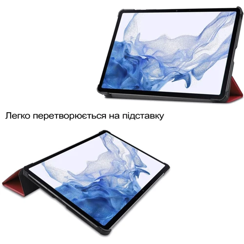 Аксессуар для планшетных ПК BeCover Smart Case Red Wine for Samsung X400/406 Galaxy Tab S10 Lite (713844)