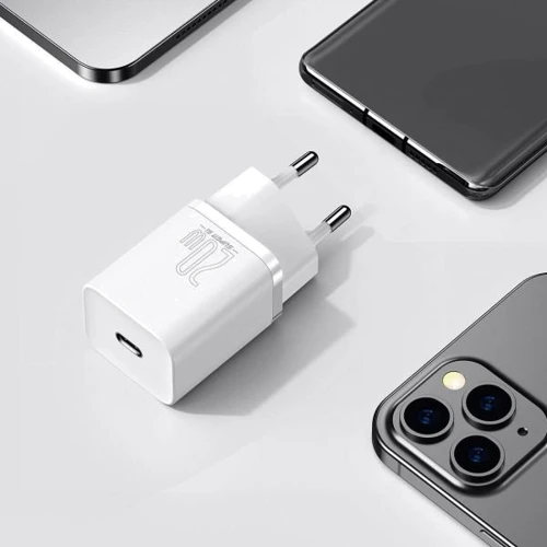 Зарядное устройство Baseus USB-C Wall Charger Super Si 30W White (CCSUP-J02): Тип сетевое