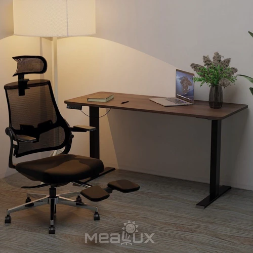 Стол Mealux PowerDesk Duo Walnut с электрическим регулированием высоты (арт. EVO-242 Duo Walnut /B)