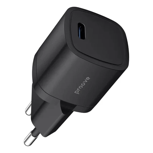 Зарядное устройство Proove Wall Charger USB-C Silicone Power 20W Black