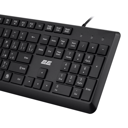 Комплект провідний 2E MK405 Black (2E-MK405UBK_UA): Тип сенсора оптический