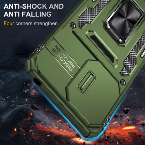 Чохол для телефона Mobile Case Camshield Army Ring Army Green для Xiaomi Poco X6 / Note 13 Pro 5G: Сумісність Xiaomi Poco X6 / Note 13 Pro 5G