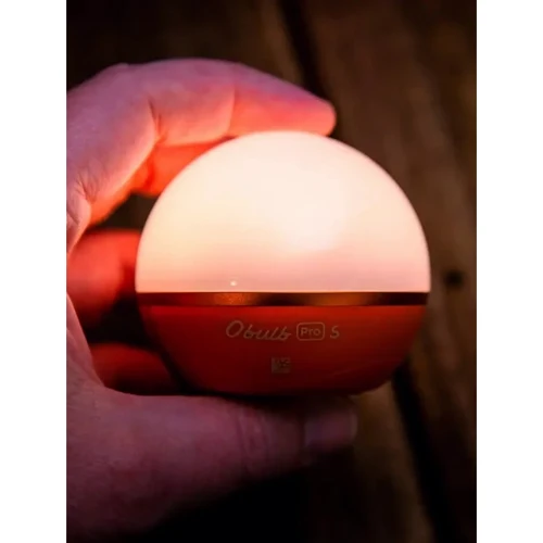 Ліхтар туристичний Olight Obulb pro S orange (2370.42.40): Дальність підсвічування, м 50