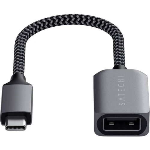 Адаптер Satechi Adapter USB-C to USB 3.0 Space Gray (ST-UCATCM): Інтерфейс підключення USB-C