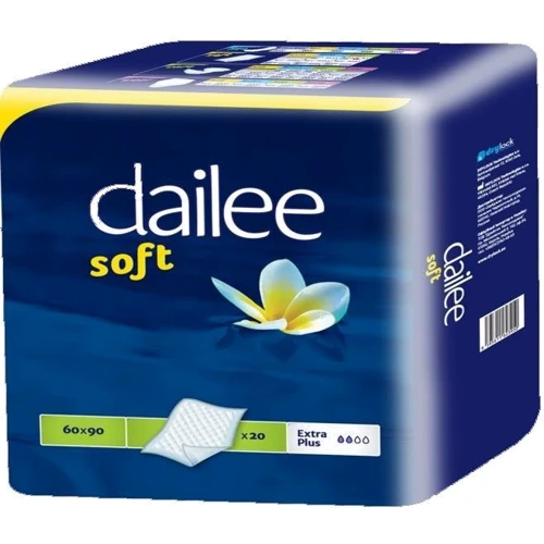 Пелюшки Dailee Soft Extra Plus одноразові 60х90 см 20шт (8595611623950)