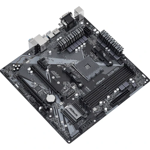 ASRock B450M/AC R2.0: Разъемы на плате USB 3.2 Gen 1, USB 2.0, M.2, SATA 3.0