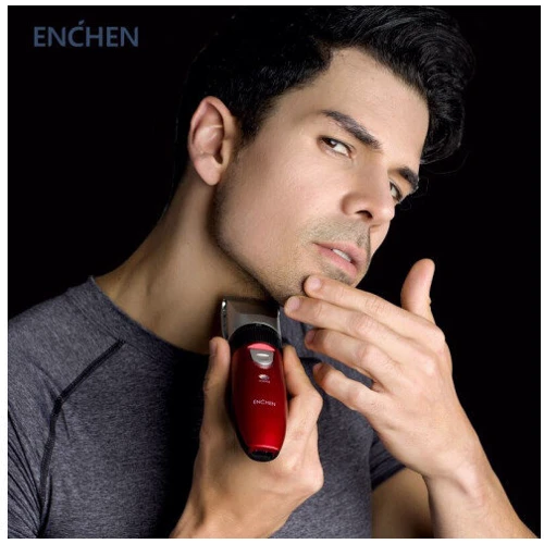Машинка для стрижки Xiaomi Enchen Sharp R Hair clipper: Материал лезвий титановое покрытие