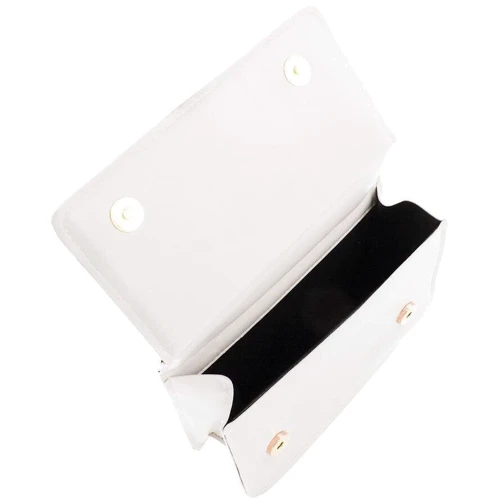 Жіноча сумка крос боді Valiria Fashion біла (5DETAA308-white): Фактура Стеганая, Матовая, Гладкая