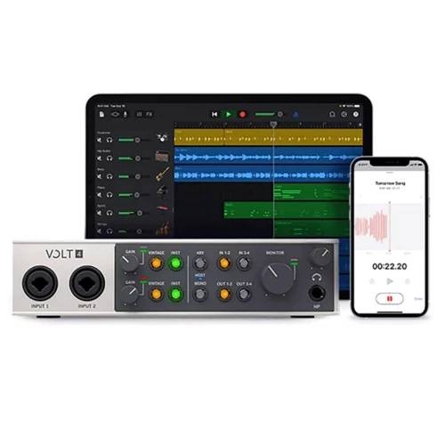 Аудиоинтерфейс UNIVERSAL AUDIO VOLT 4: Количество каналов 4.0
