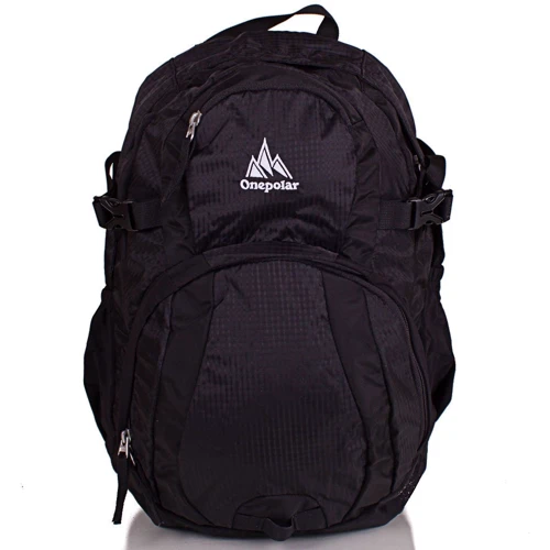 Чоловік рюкзак Onepolar чорний (W1961-black): Фактура Ткана