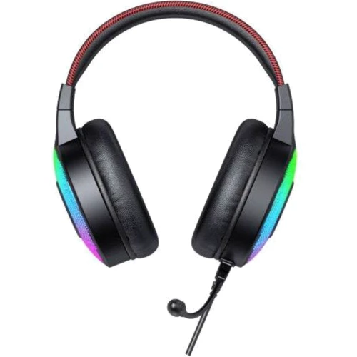 Наушники Vinga HSCU-100 Gaming LED Black: Тип конструкции полноразмерные