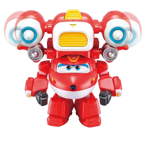 Ігровий набір Super Wings Supercharge Articulated Action Vehicle Jett Джетт (EU740991V)