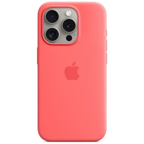 Чохол для iPhone Apple for iPhone 15 Pro Silicone Case with MagSafe Guava (MT1G3) 