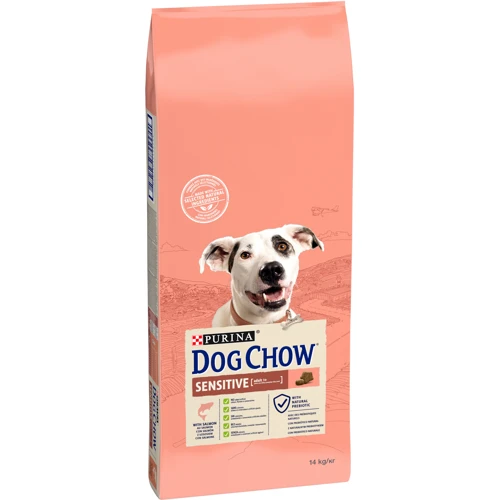 Сухой корм Dog Chow Sensetive для собак с чувствительным пищеварением с лососем 14 кг (12362422): Основные ингредиенты Лосось