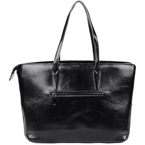 Жіноча сумка тоут Borsa Leather чорна (10t136-black): Країна виробник Тайвань