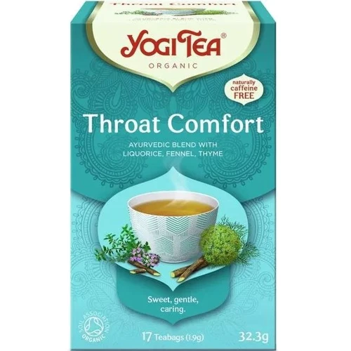 Чай Yogi Tea травяной с пряностями Комфорт для горла органический 32.3 г (4012824401426)