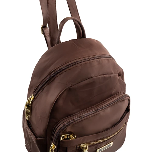Женский рюкзак Epol коричневый (VT-6006-16-brown): Застежка Молния