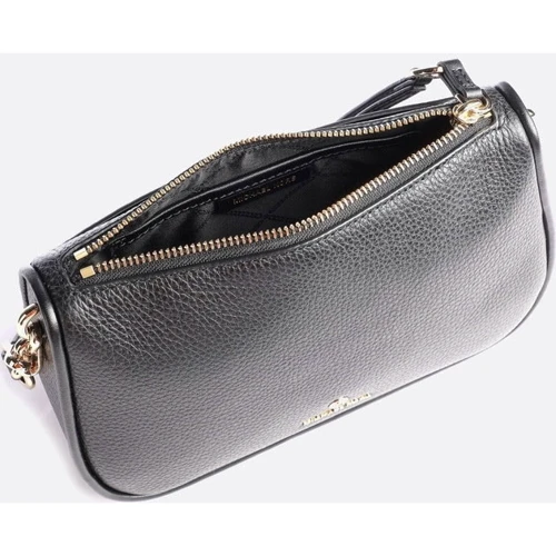 Женская сумка багет Michael Kors LG POUCHETTE черная (32T2GT9U3L001): Тип ручки Длинная ручка, На цепочке
