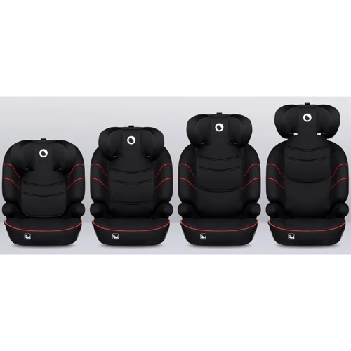 Автокрісло Lionelo Lars I-Size Sporty 15-36 кг Black Red фото 4