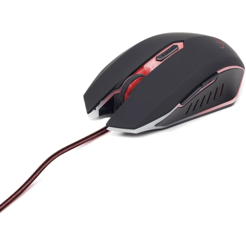 Мышь Gembird MUSG-001-R: Интерфейс подключения проводная USB