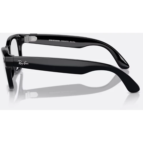 Смарт-окуляри Ray-Ban Meta Wayfarer Shiny Black Frame Clear Lenses size L (RW4006 601/SB 53-22) фото 3