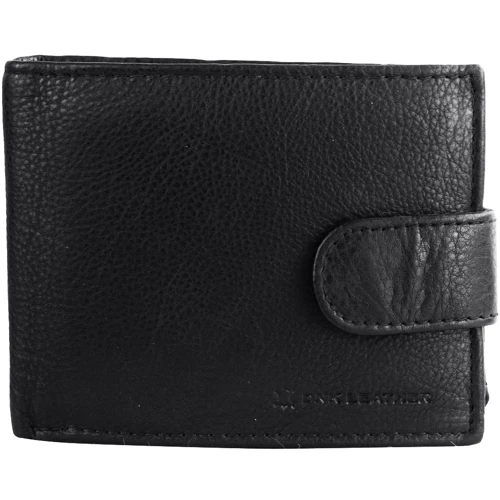Мужское портмоне DNK Leather черное (DNKN035L-CCF-black)