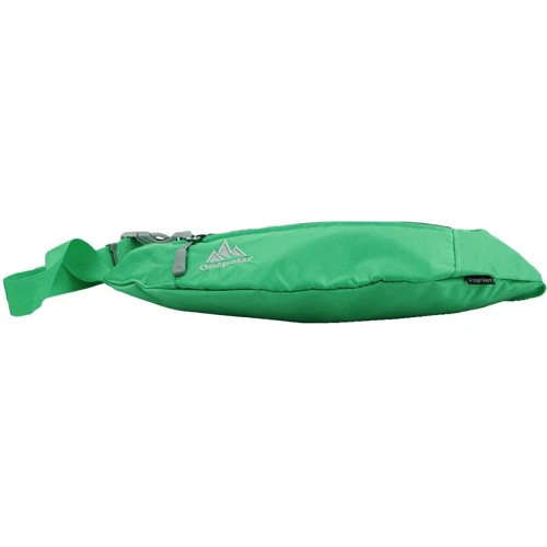 Женская поясная сумка Onepolar зеленая (W5661-green): Фактура Тканая, Матовая