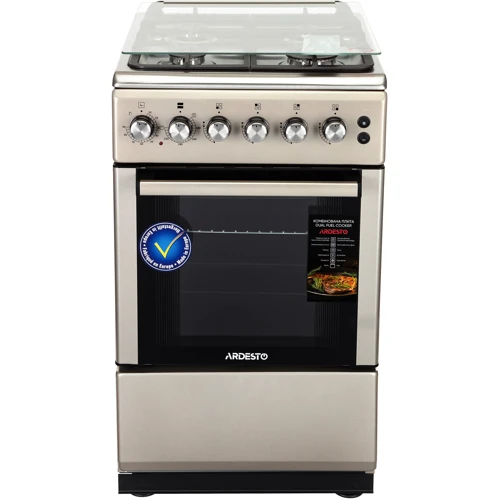 Плита комбинированная Ardesto FSC-F5060PS: Объем духовки, л 52