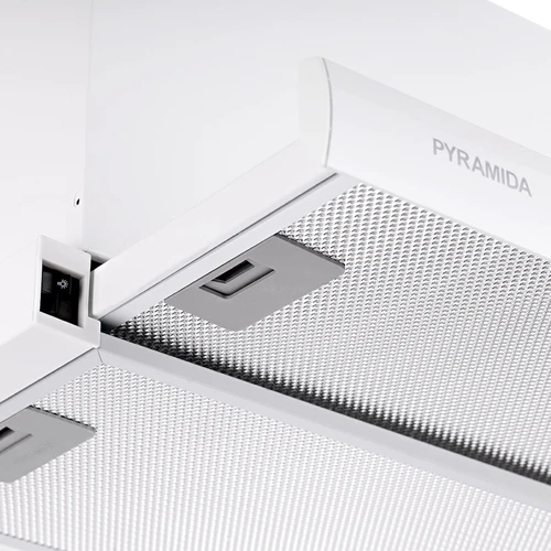 Вытяжка Pyramida TL 60 (1100) White: Материал корпуса нержавеющая сталь