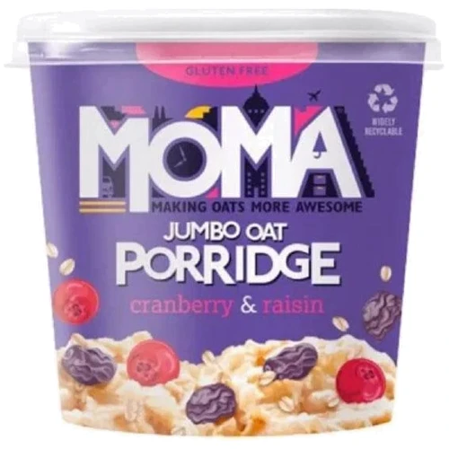 Овсяная каша MOMA с клюквой и изюмом 70 г (5060146370431)