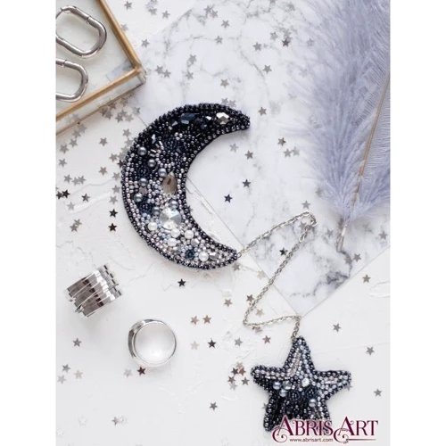Abrisart AD-072 Набор для вышивки бисером украшения Луна