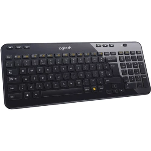 Клавиатура Logitech K360 Wireless UA Black (920-003080): Подключение проводное