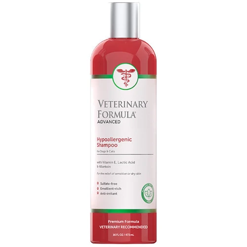 Шампунь Veterinary Formula Advanced Hypoallergenic Shampoo гипоаллергенный для собак и котов 473 мл (54653)