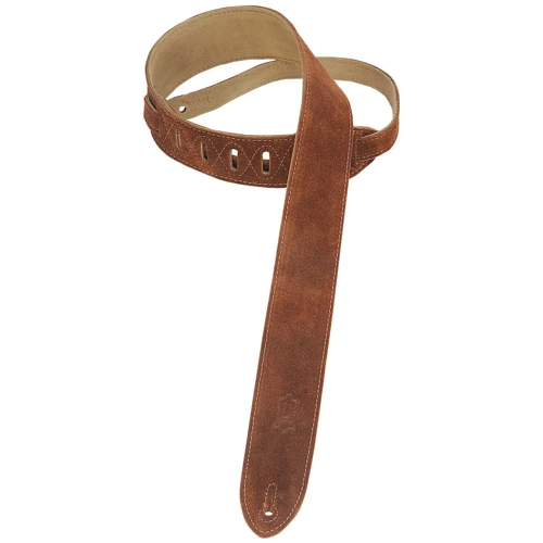 Гитарный ремень LEVY'S MS12-BRN CLASSICS SERIES SUEDE GUITAR STRAP (BROWN)