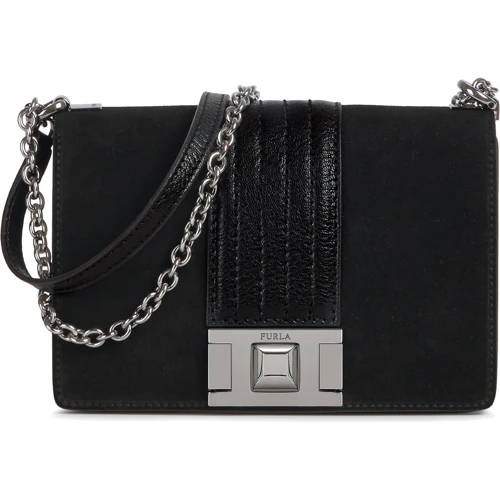 Женская сумка кросс боди Furla Mini черная (1033426)