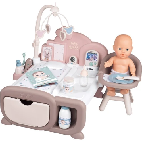 Ігровий центр Smoby Toys Baby Nurse Кімната малюка з кухнею, ванною, спальнею та аксесуарами (220376) фото 4