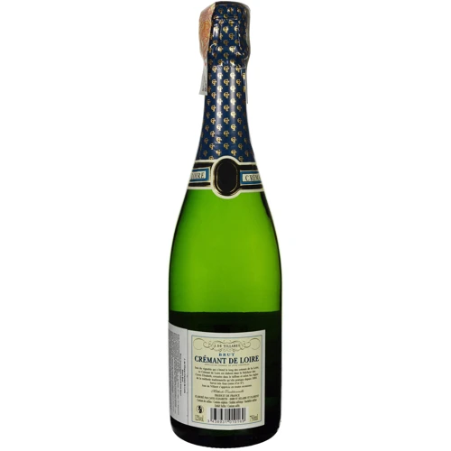 Вино ігристе J.De Villaret Cremant de Loire Brut біле брют 0.75 л (FSH_3438931010169): Об'єм, л 0.75