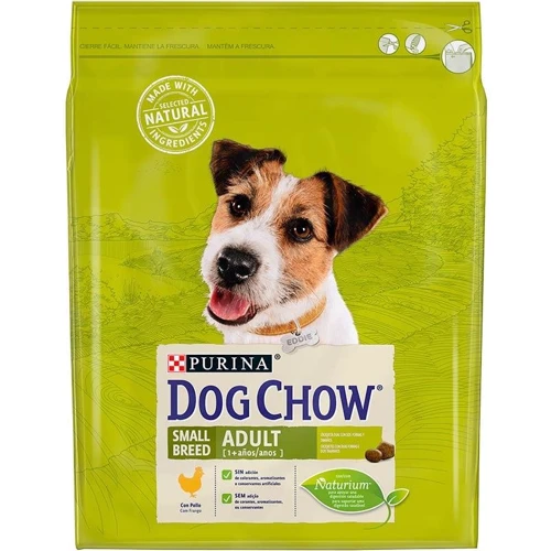 Сухой корм для взрослых собак мелких пород старше 1 года Dog Chow Adult Small Breed с курицей 4х2.5 кг
