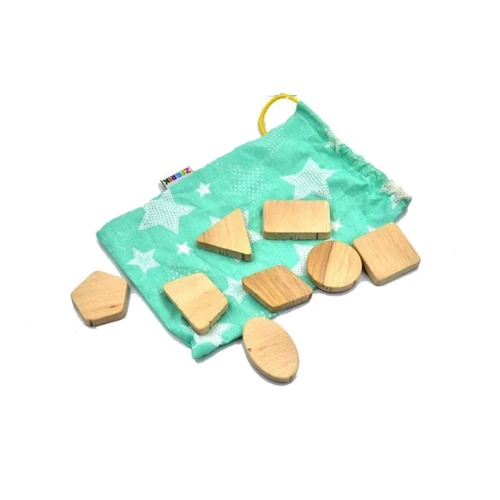 Розвиваючий набір Геометричні фігури Vladi Toys ZB2001-02 з дерева: Вік 1-2.5 года