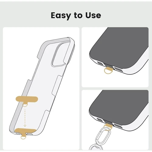 Ремінець для смартфона Pitaka 3 in 1 Phone Strap Black/Grey (MSB2401)